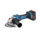 BOSCH GWS 18V-15 SC kampinis šlifuoklis 150 mm SOLO L-Boxx